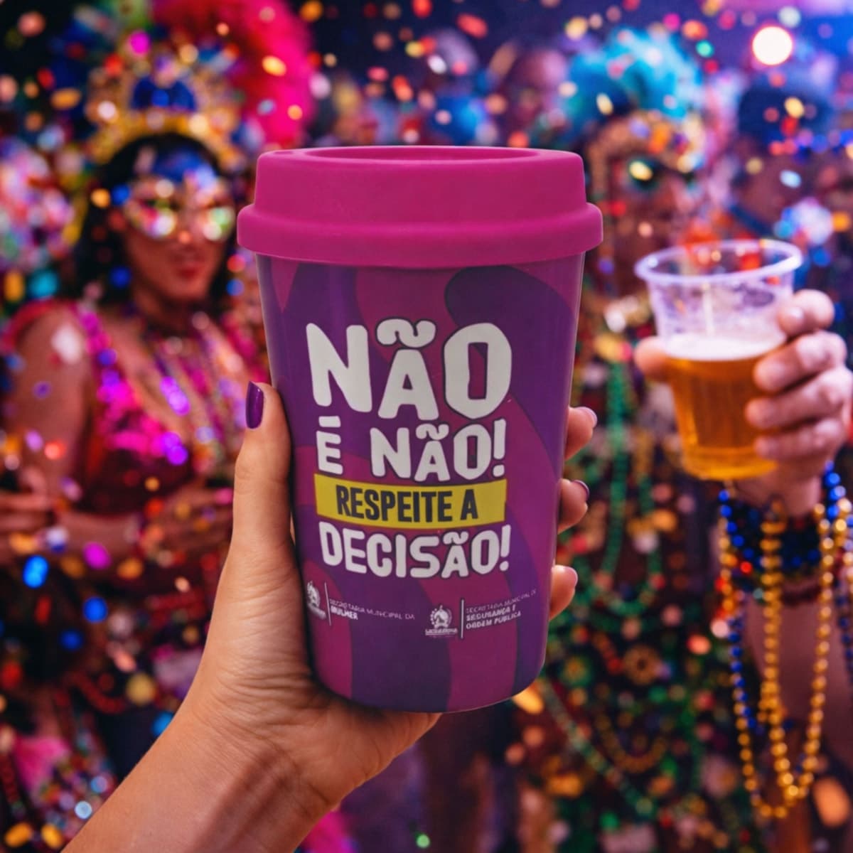 Copo de 350 ml com Tampa para Café Personalizado - segunda imagem