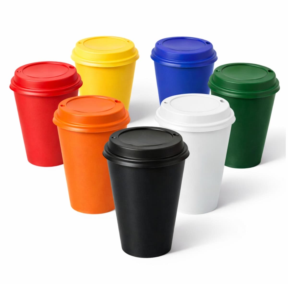 Copo Plástico com Tampa de Café 450ml Personalizado