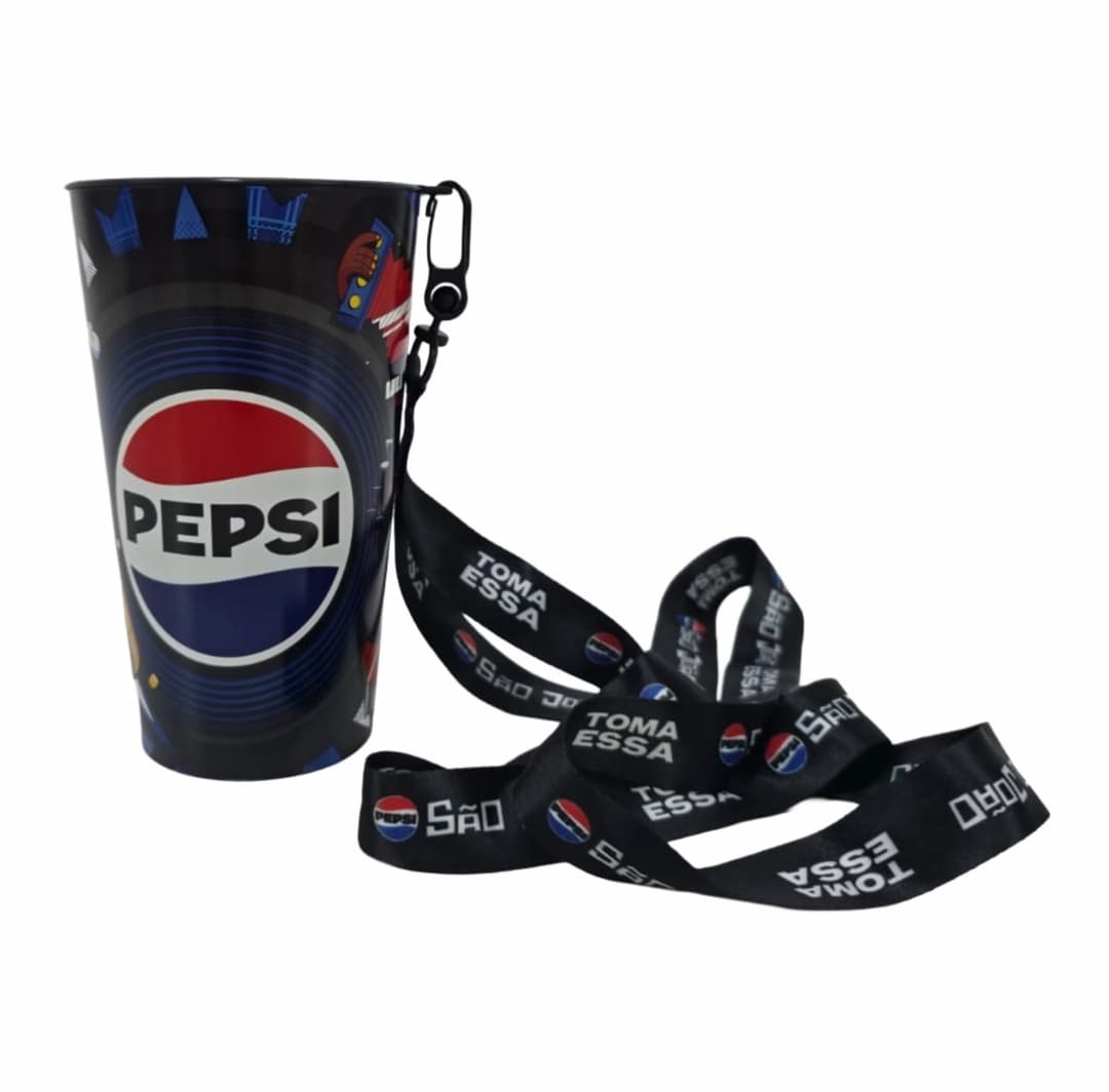 Copo Plástico 550 ml com Alça Personalizado - imagem 1