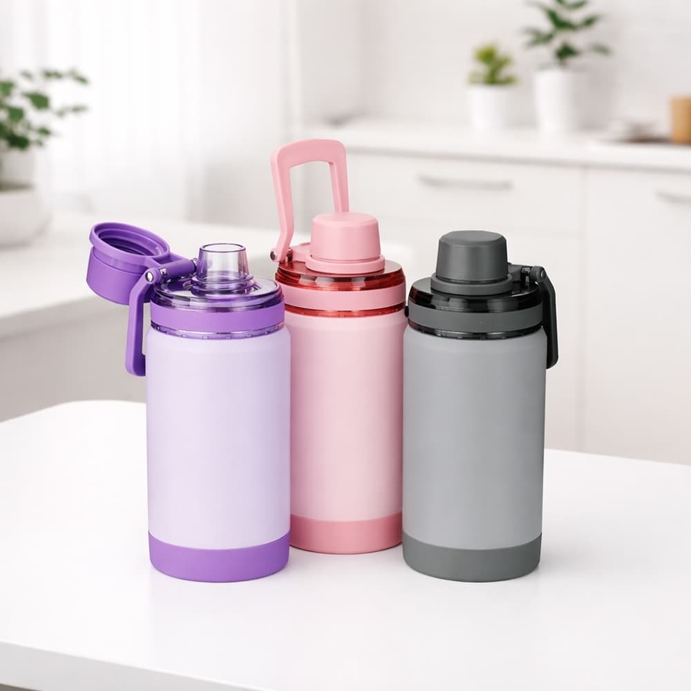 Garrafa Térmica Inox 400ml Personalizada - imagem 1