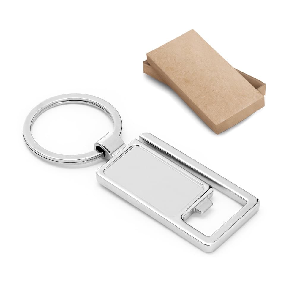 Chaveiro de Metal com Abridor de Garrafas Personalizado - imagem 1