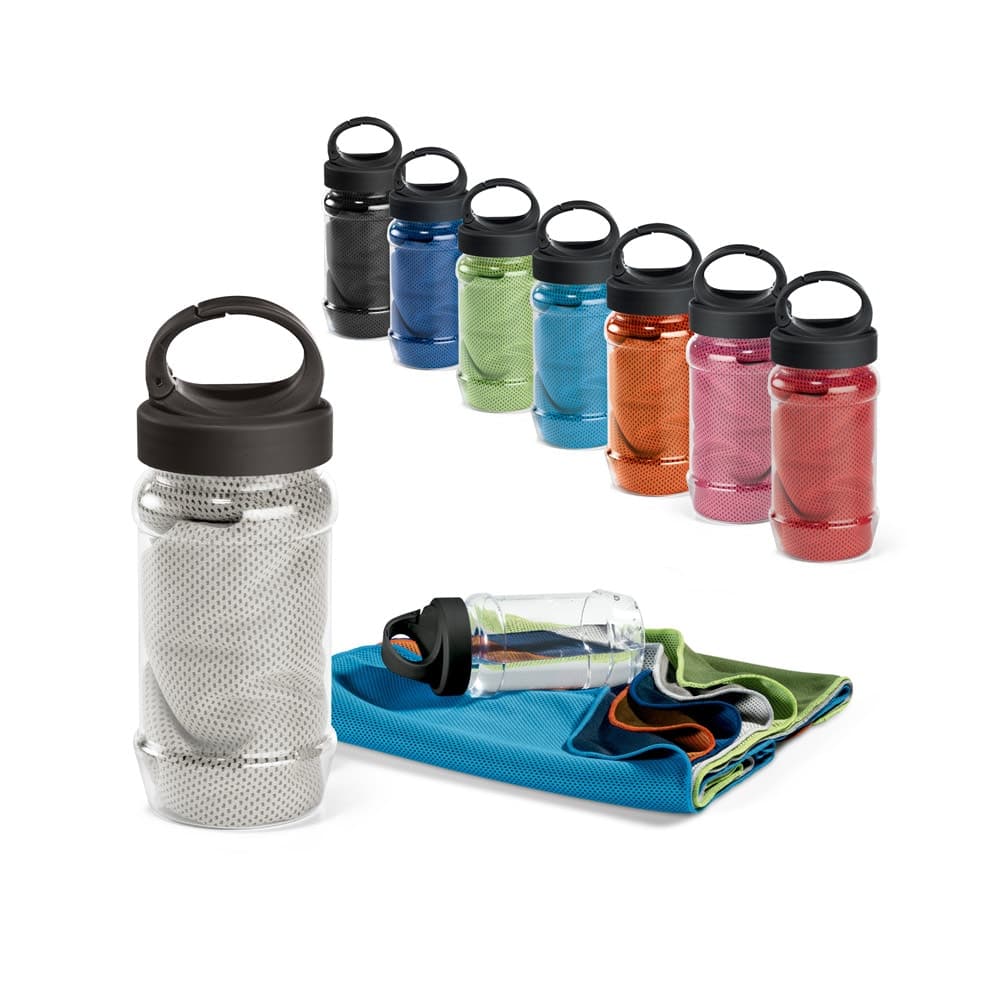 Kit Esportivo Toalha e Garrafa Personalizado - imagem 1