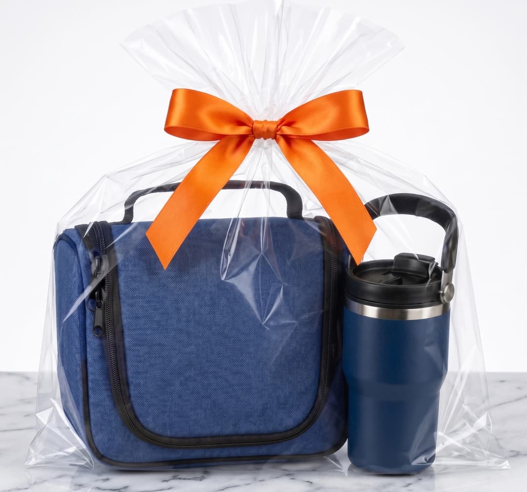 Kit Presente com Necessaire e Copo Térmico Personalizado - imagem 1