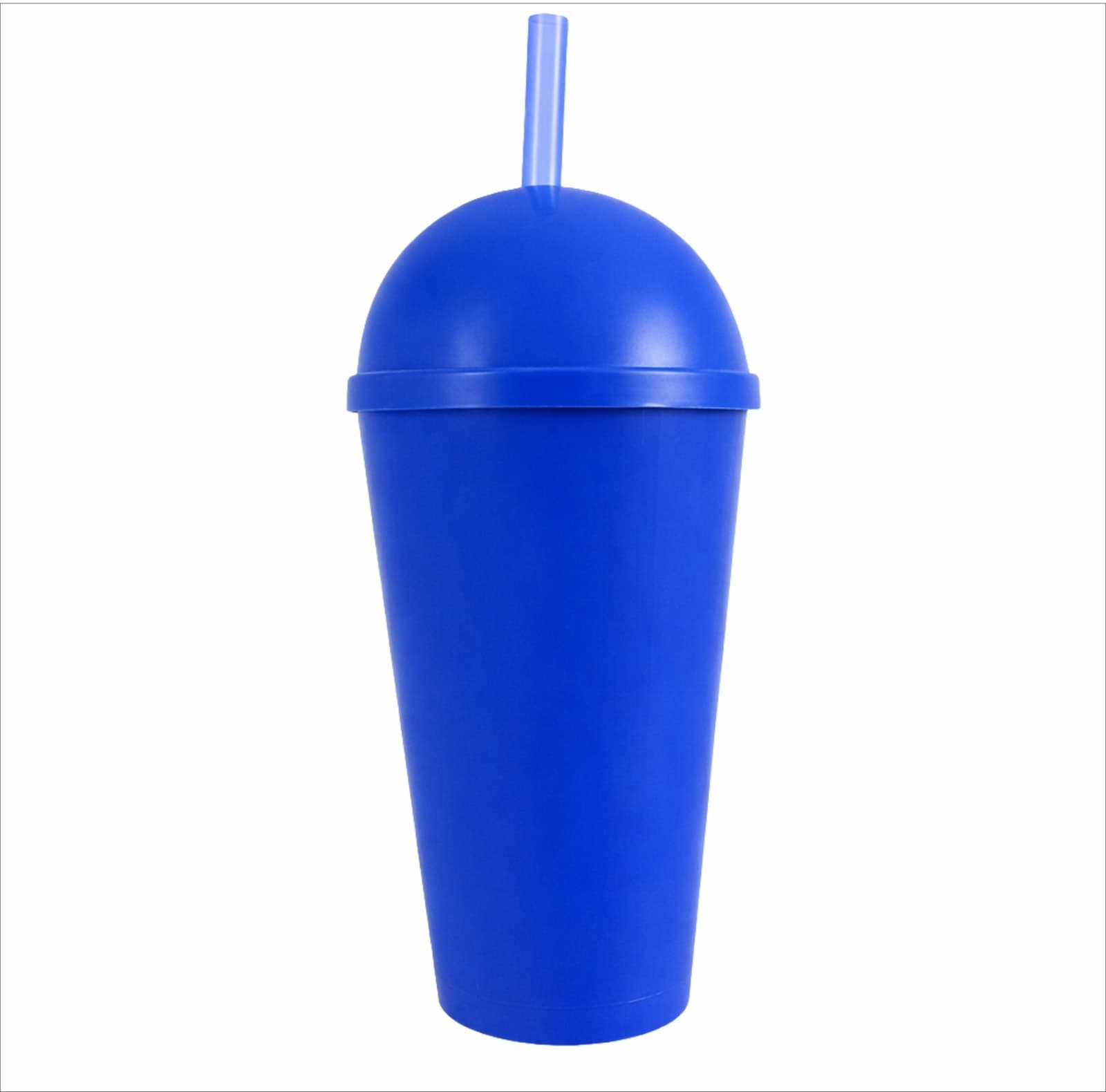 Copo plastico com tampa bola e canudo 450ml - segunda imagem