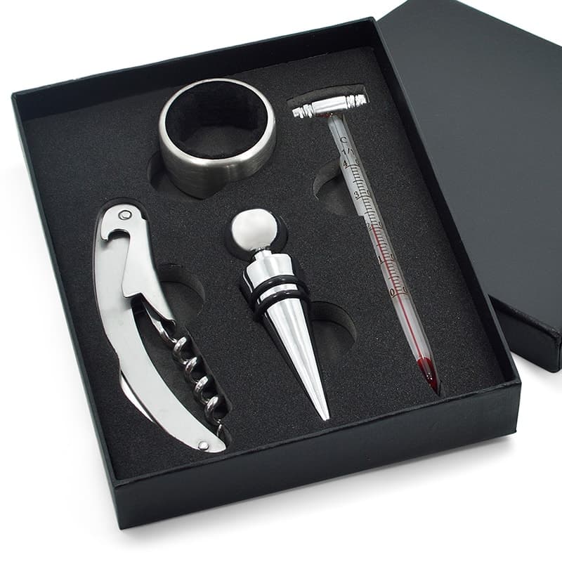 Kit vinho com 4 pecas para brindes promocionais - imagem 1