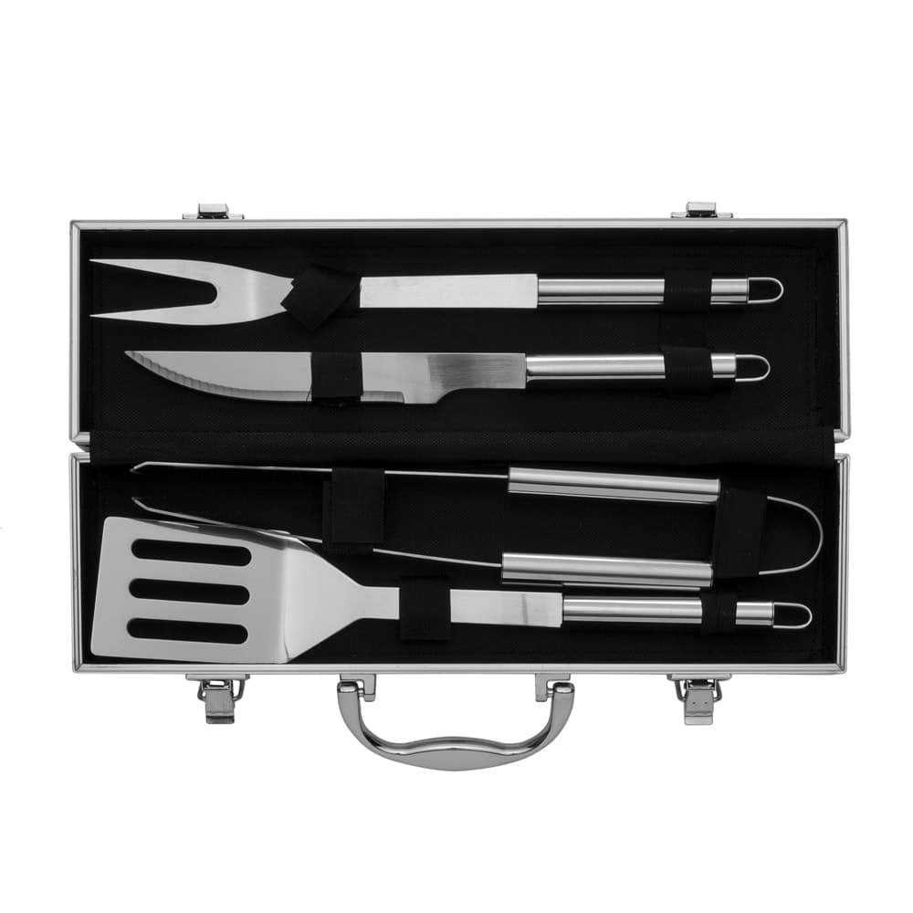 KIT CHURRASCO NA MALETA 4 PECAS - imagem 1