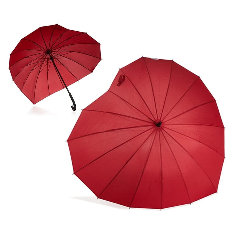 Guarda-chuva formato coracao personalizado - imagem 1