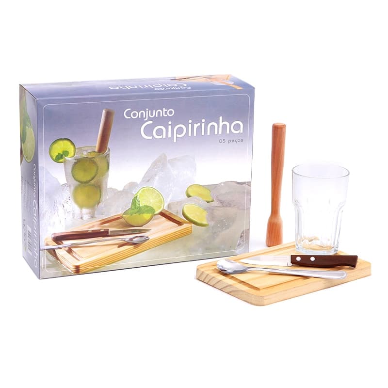 Promocional kit caipirinha 5 pecas - imagem 1