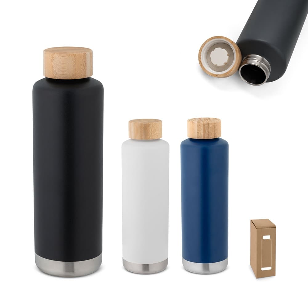 Garrafa termica em aco inox de parede dupla isolada a vacuo (640 mL) - imagem 1