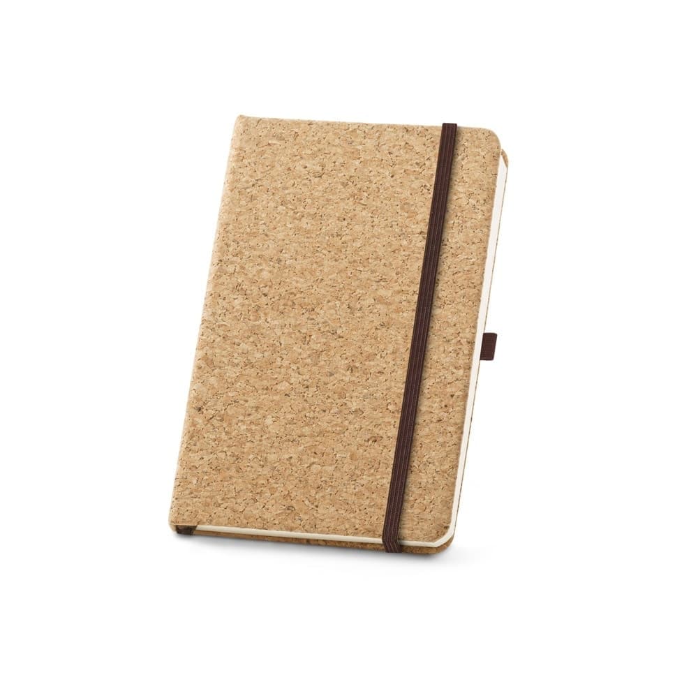 Caderno a5 de capa dura em cortica com 160 paginas - imagem 1