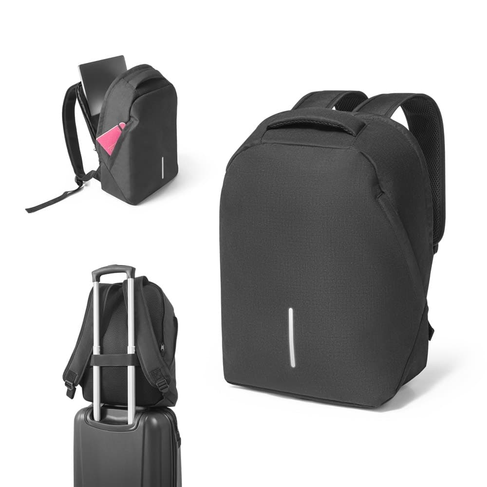Mochila com sistema antiroubo para notebook 15'6" em 600d e ripstop 17 l - imagem 1