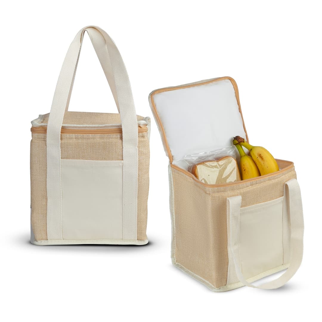 Bolsa Termica em algodao e Juta sintetica (21x19x15cm) - imagem 1