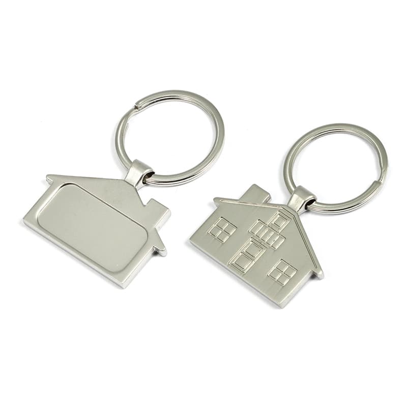 Chaveiro de Metal Formato Casinha Personalizado - imagem 1