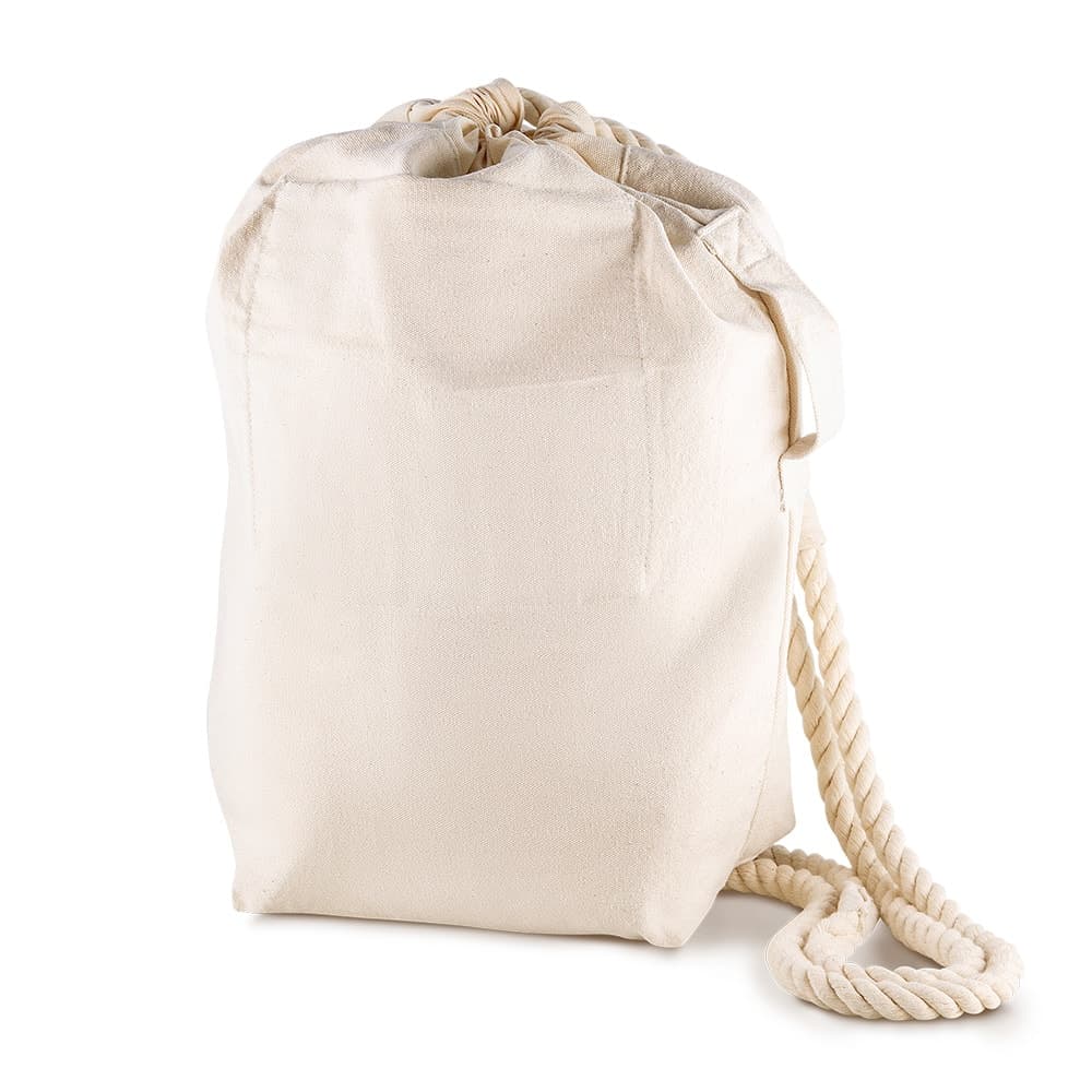 Sacola/Mochila em algodao 450g/m2 (42x35x14,5cm) - imagem 1