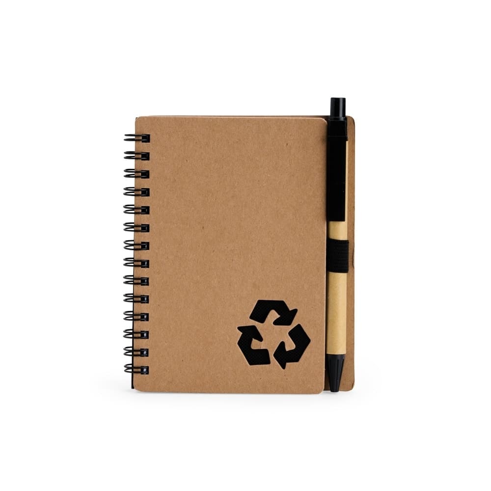 CADERNO ECOLOGICO COM CANETA - imagem 1