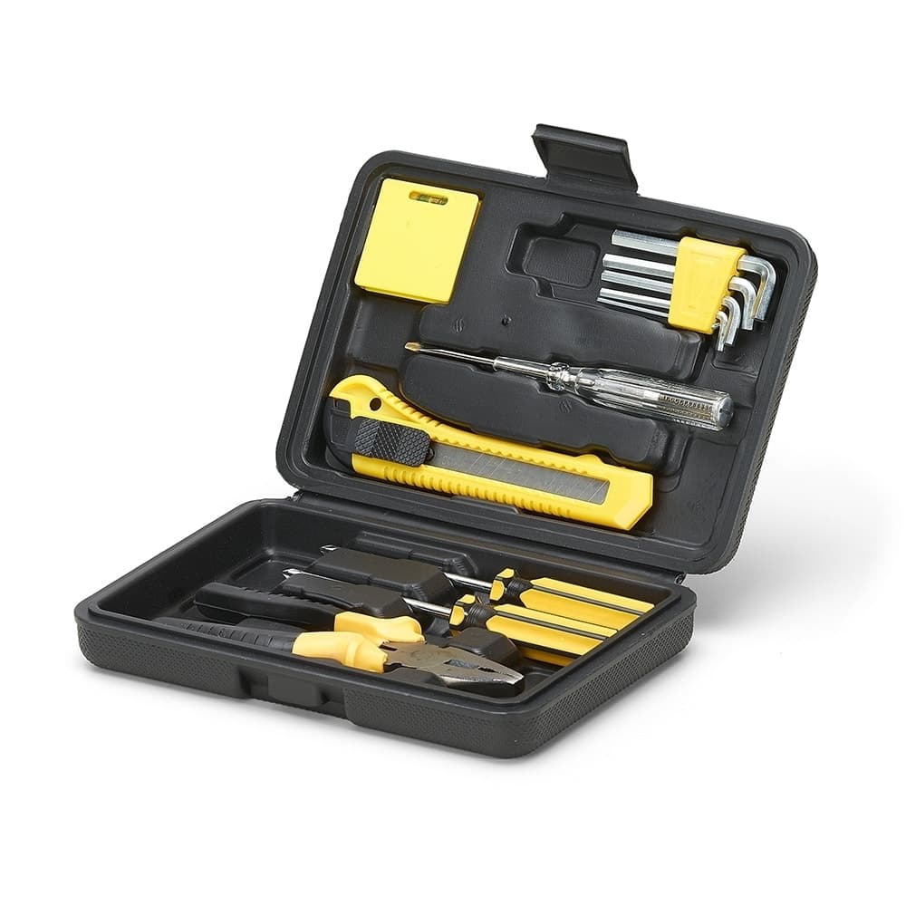 KIT FERRAMENTA 11 PCS ESTOJO PLASTICO - imagem 1