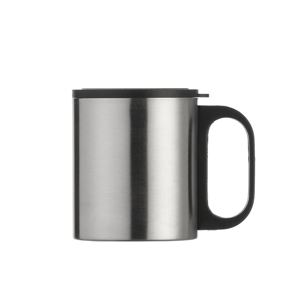 Caneca inox 180ml c/ tampa - imagem 1