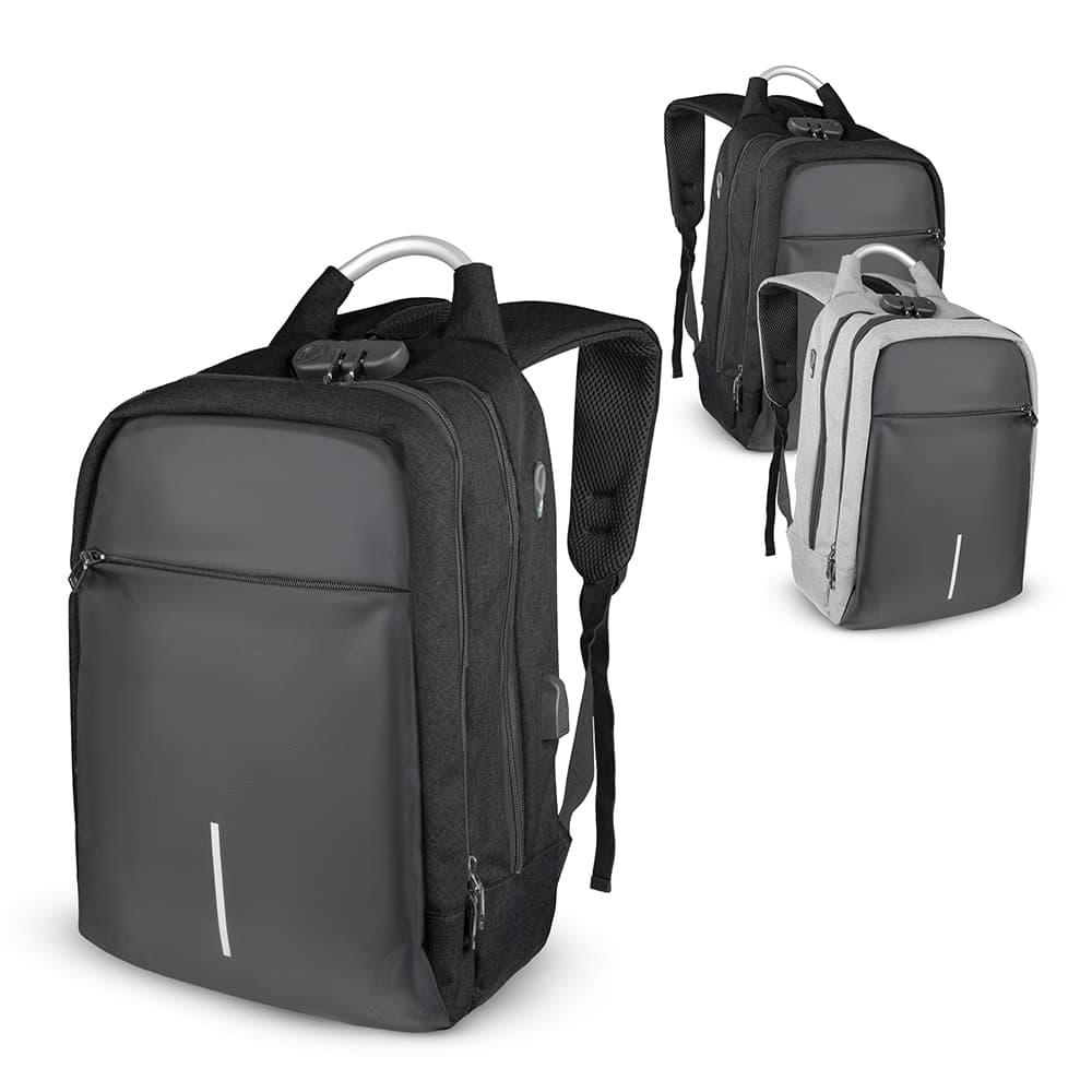 Mochila para notebook em poliester e pu - imagem 1