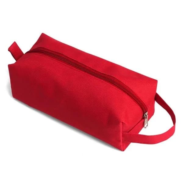 Necessaire em nylon 600 com alca - vermelha - imagem 1