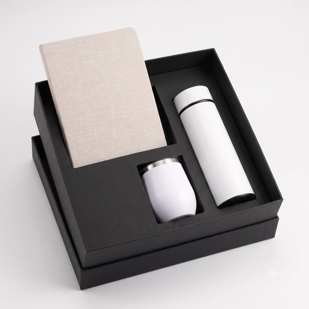 Kit escritorio Caderno, Garrafa e copo - imagem 1