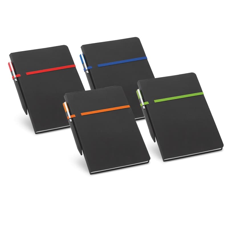 Caderno em Couro Sintetico com Caneta Personalizada - imagem 1
