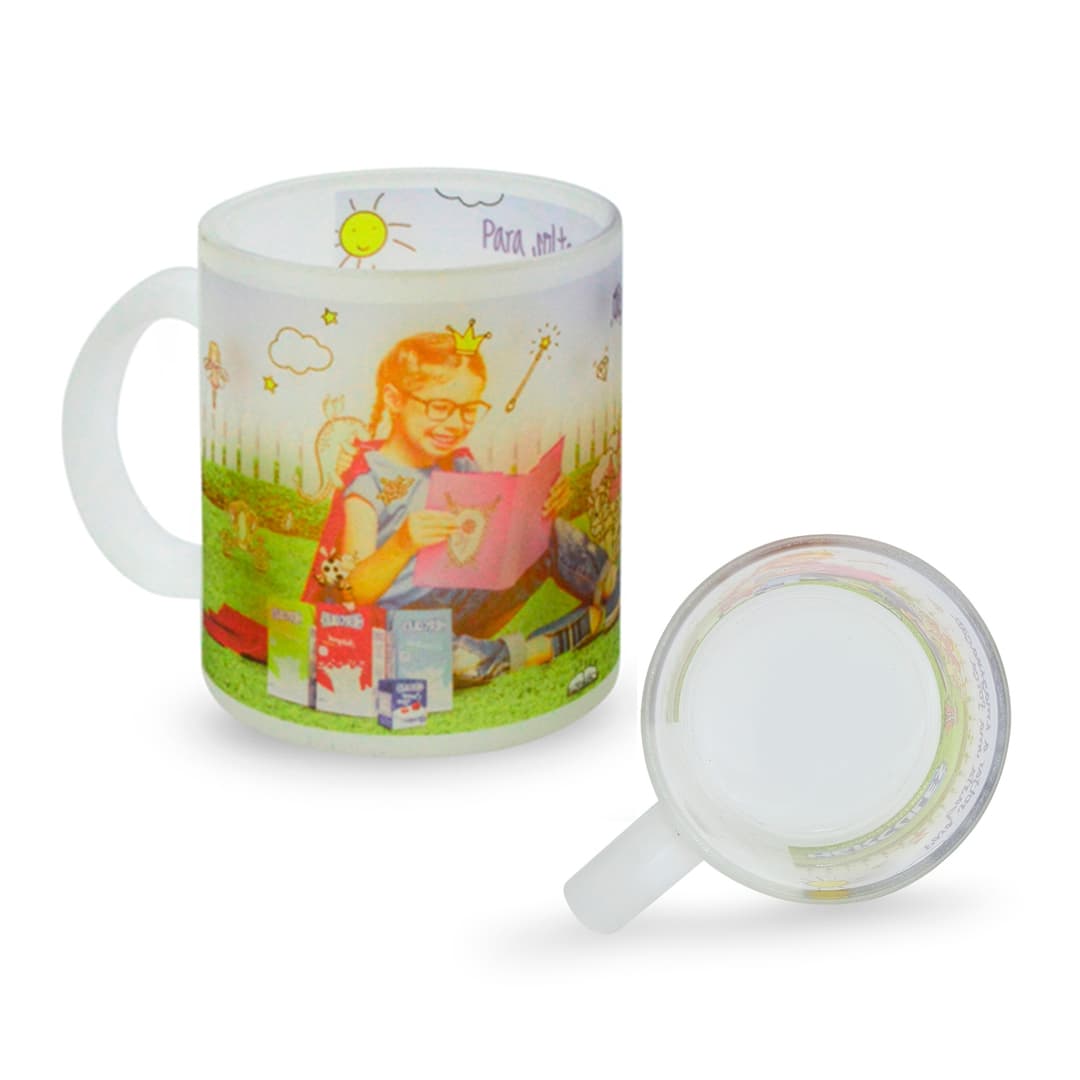 Caneca de Vidro Jateado Personalizada - imagem 1