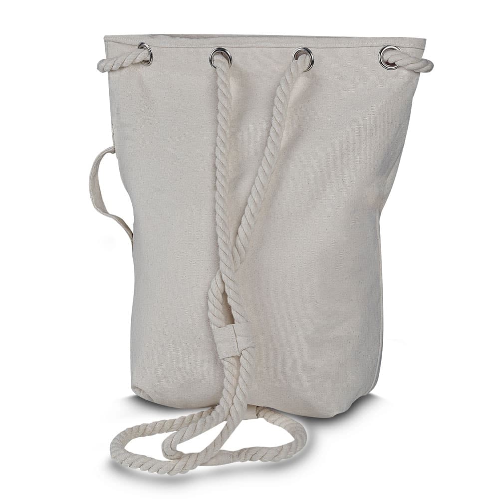 Sacola/Mochila em algodao cru para Personalizar - imagem 1