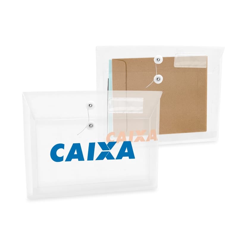 Pasta Envelope de PVC Personalizada - imagem 1