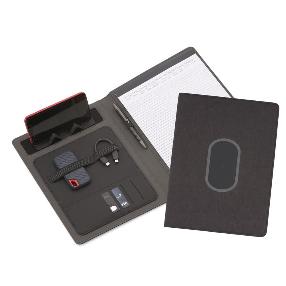 Pasta A4 Executiva com Carregador Wireless Personalizado - imagem 1