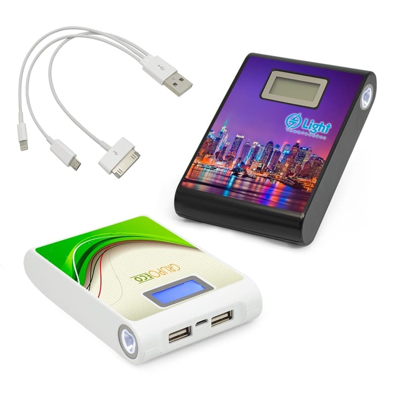 Carregador Power Bank com Visor Digital Promocional - imagem 1