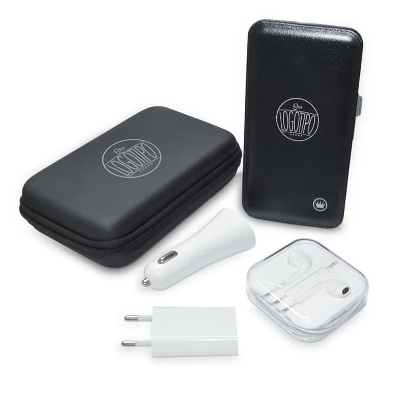 Kit Tecnologico com Carregador de Bateria 10.000mAh - imagem 1