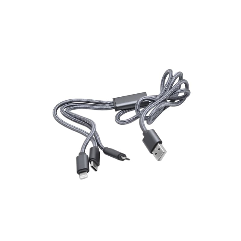Cabo USB 3 em 1 Personalizado - imagem 1