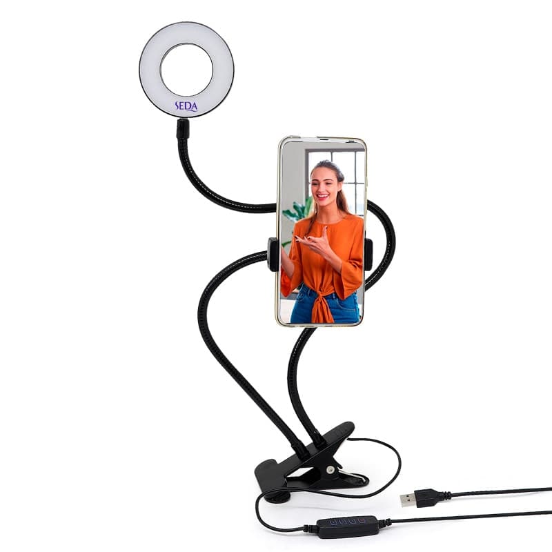 Luminaria Ring Light com Suporte para Celular Personalizada - imagem 1
