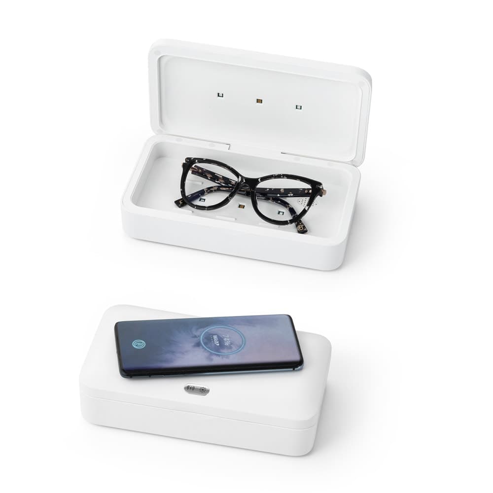 Caixa Esterilizadora UV com Carregador Wireless Fast Personalizada - imagem 1