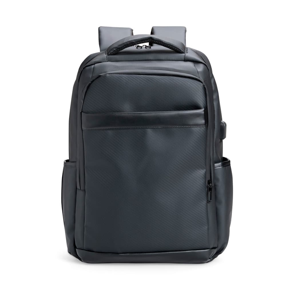 MOCHILA COURO SINTETICO USB 26L - imagem 1