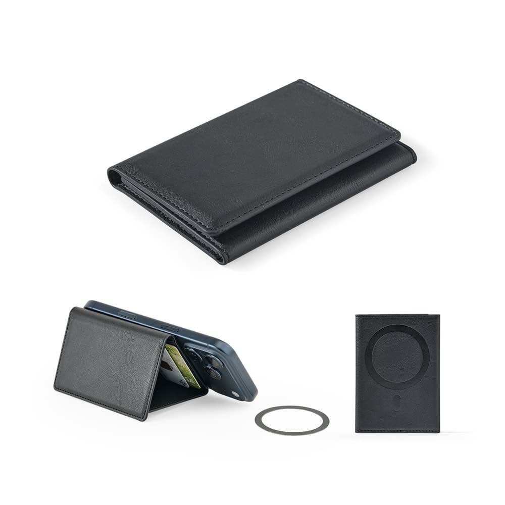 Carteira magnetica em PU de grande capacidade com bloqueio RFID - imagem 1