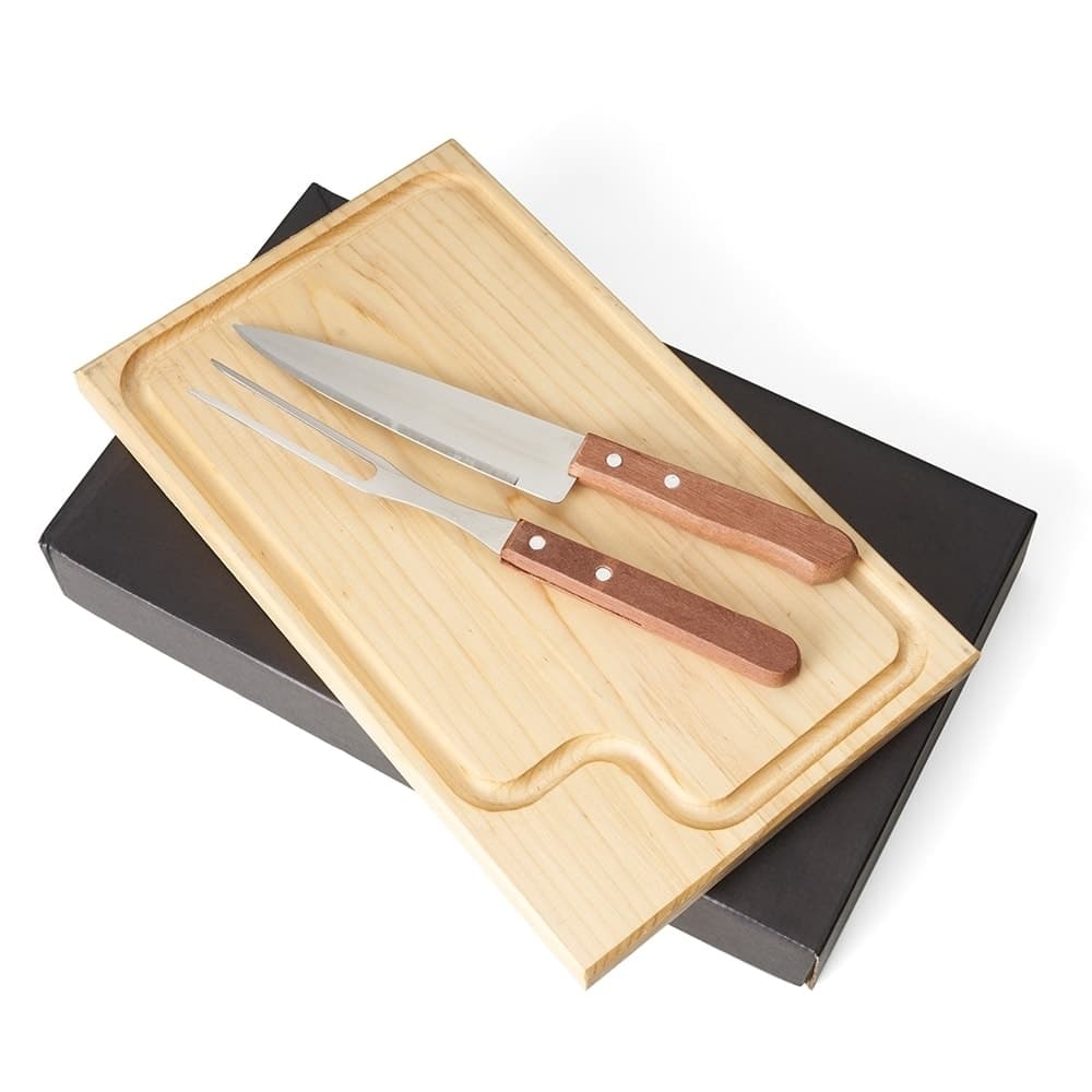 KIT CHURRASCO C/ 3PC CX KRAFT - imagem 1