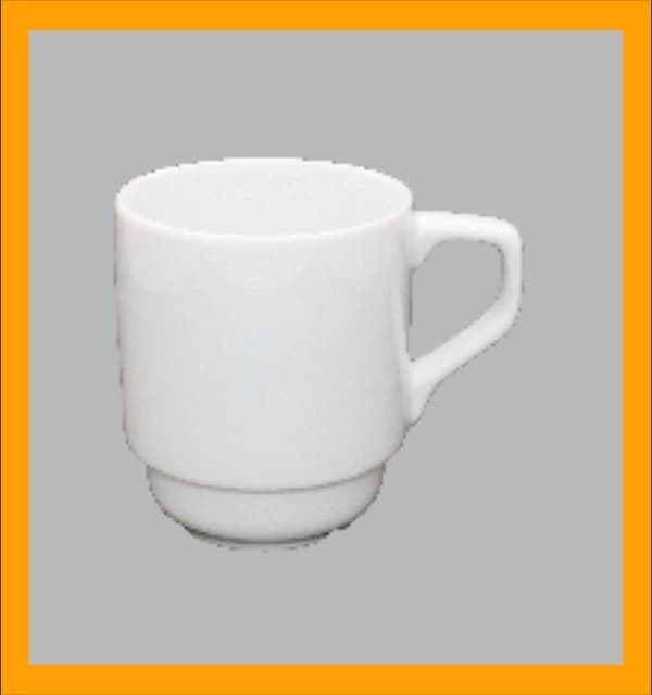 Caneca de Cerâmica Empilhável 250ml Personalizada - imagem 1