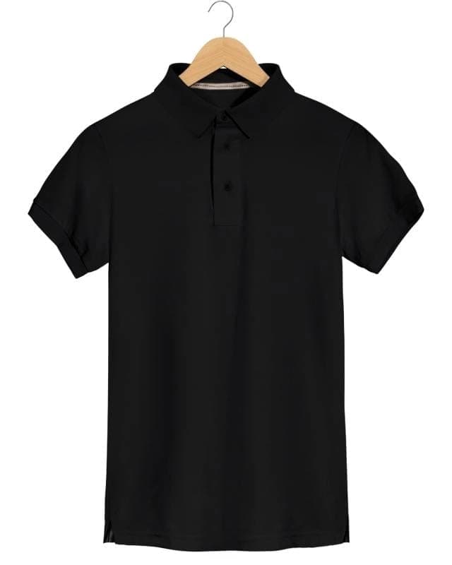 Camisa polo preta - imagem 1