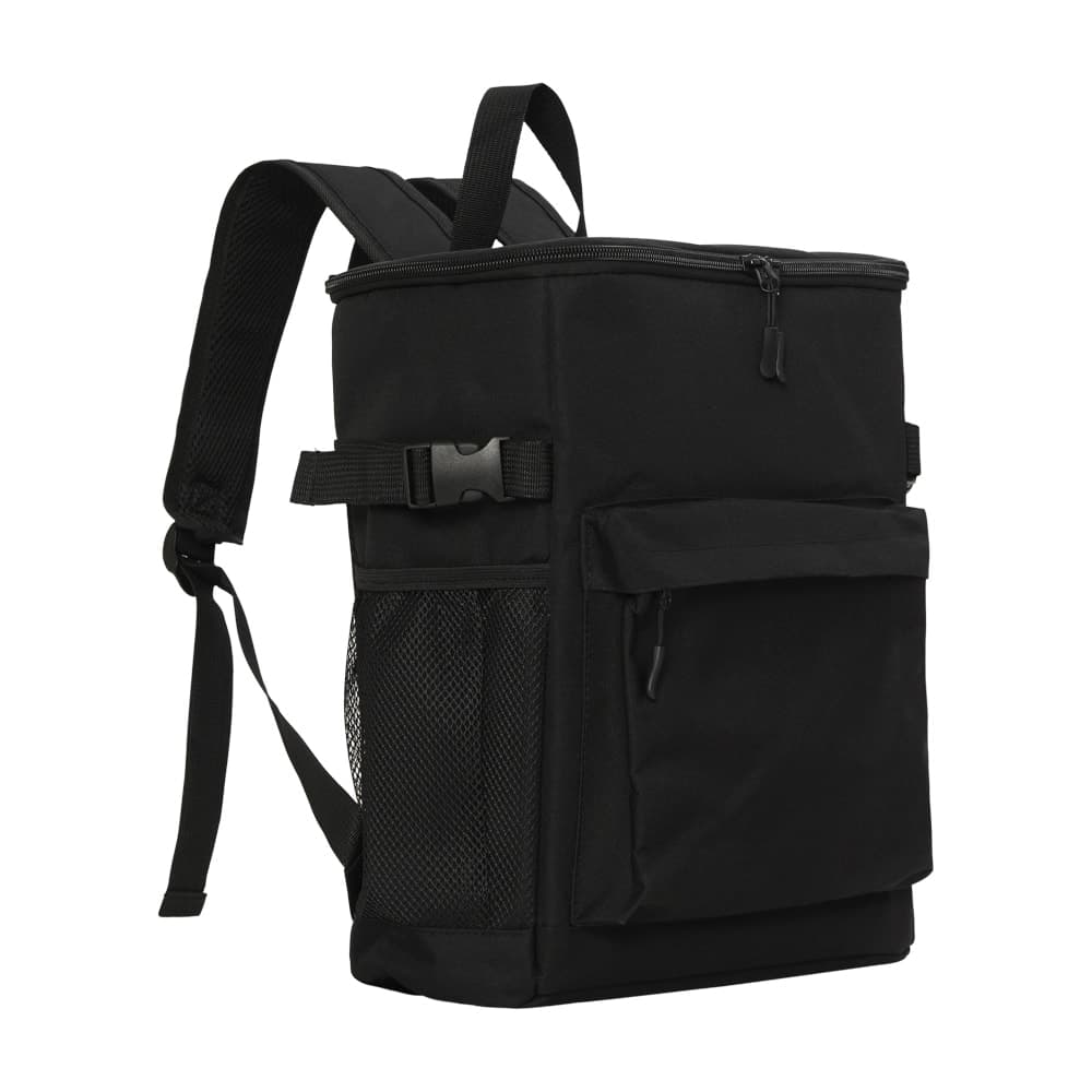 MOCHILA FRESHBAG PRETA TERMICA POLIESTER C/ ABRIDOR 19L - imagem 1