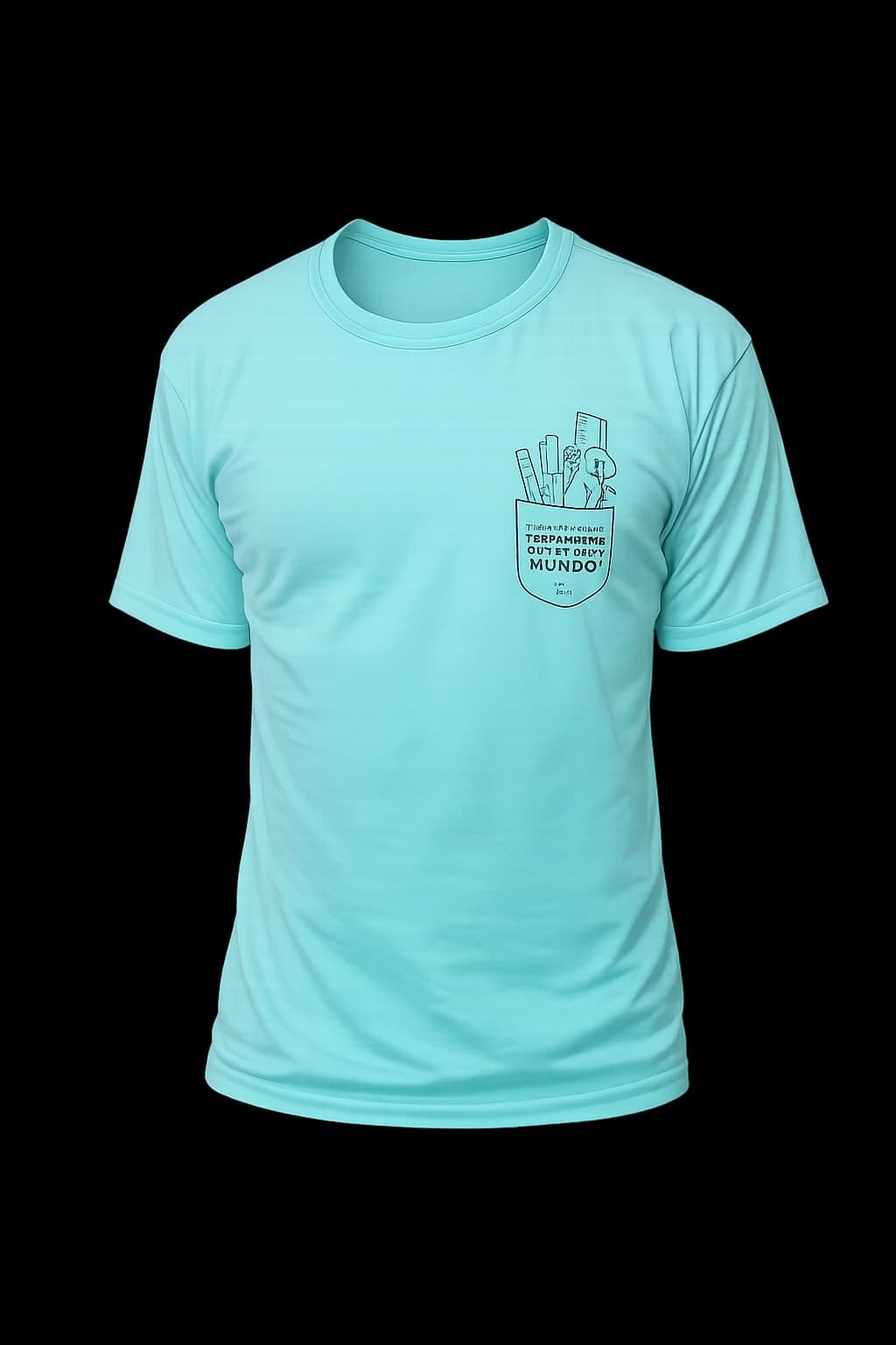 Camiseta gola careca - imagem 1
