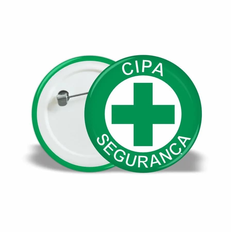 Botton Americano Cipa Seguranca 25mm - imagem 1