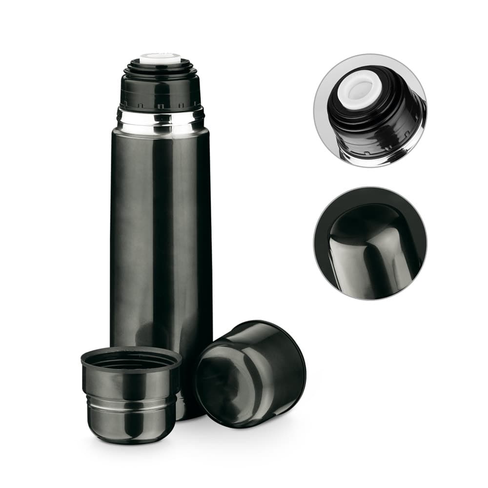 Garrafa em aco inox de parede dupla termica, isolada a vacuo (750 mL) - imagem 1