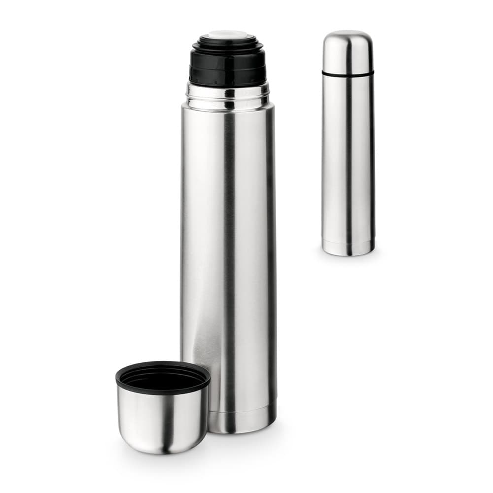 Garrafa termica em aco inox de parede dupla isolada a vacuo (1 L) - imagem 1