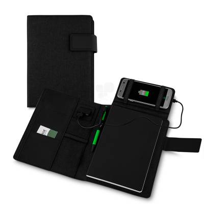 Caderno Com Carregador Wirelees 4000 mah Personalizado