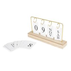 Calendário Permanente MDF com Alça de Ferro Personalizado