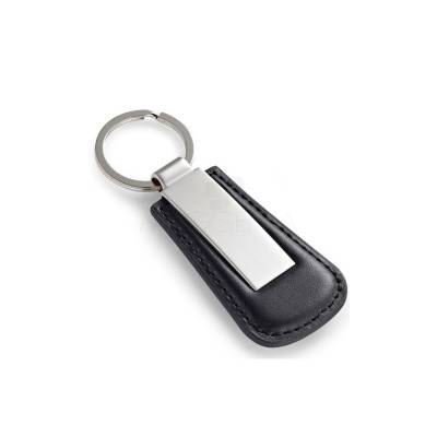 Chaveiro de Couro com Metal Promocional