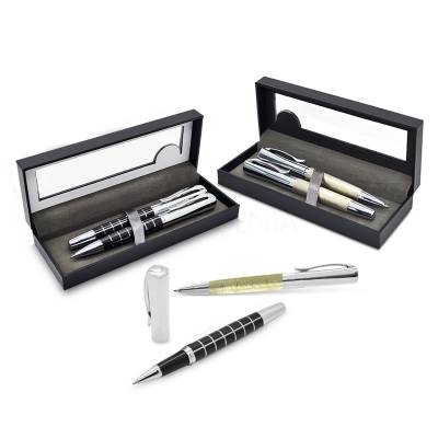 Conjunto de Caneta Esferografica e Roller Personalizada