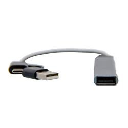Hub Em Alumínio Para Notebook Para Brindes