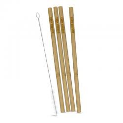 Kit Canudo Em Bambu Personalizado
